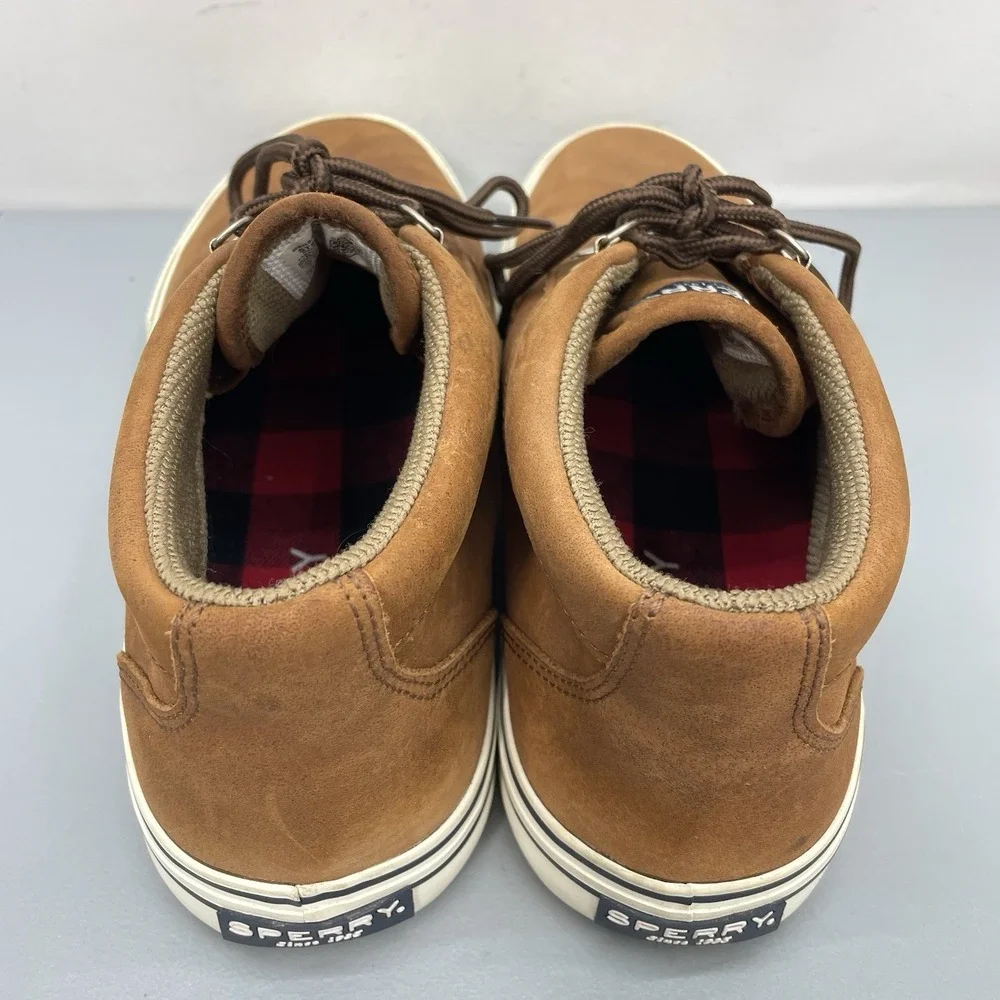 Sperry Striper II Storm Mid Sneaker Chukka Boots Waterproof Leather Brown Men 10